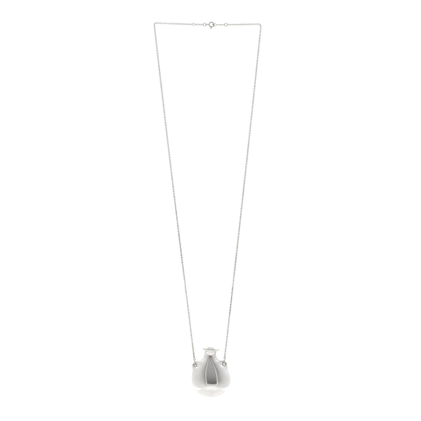 Sterling Silver Medium Elsa Peretti Bottle Pendant Necklace