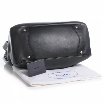 Prada Vitello Soft Shopping Tote Nero Black 5 of 9
