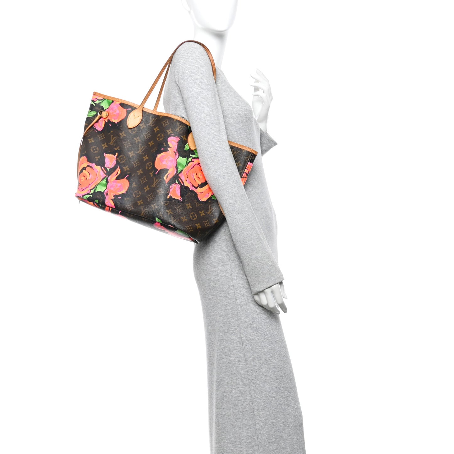 Monogram Roses Neverfull MM