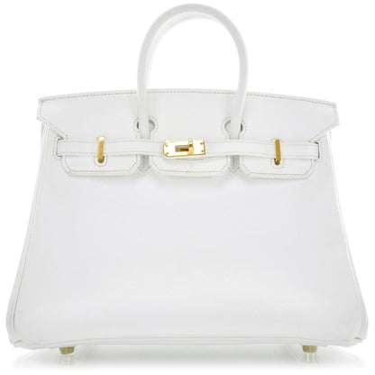 Hermes Epsom Birkin 25 Blanc 1 of 10