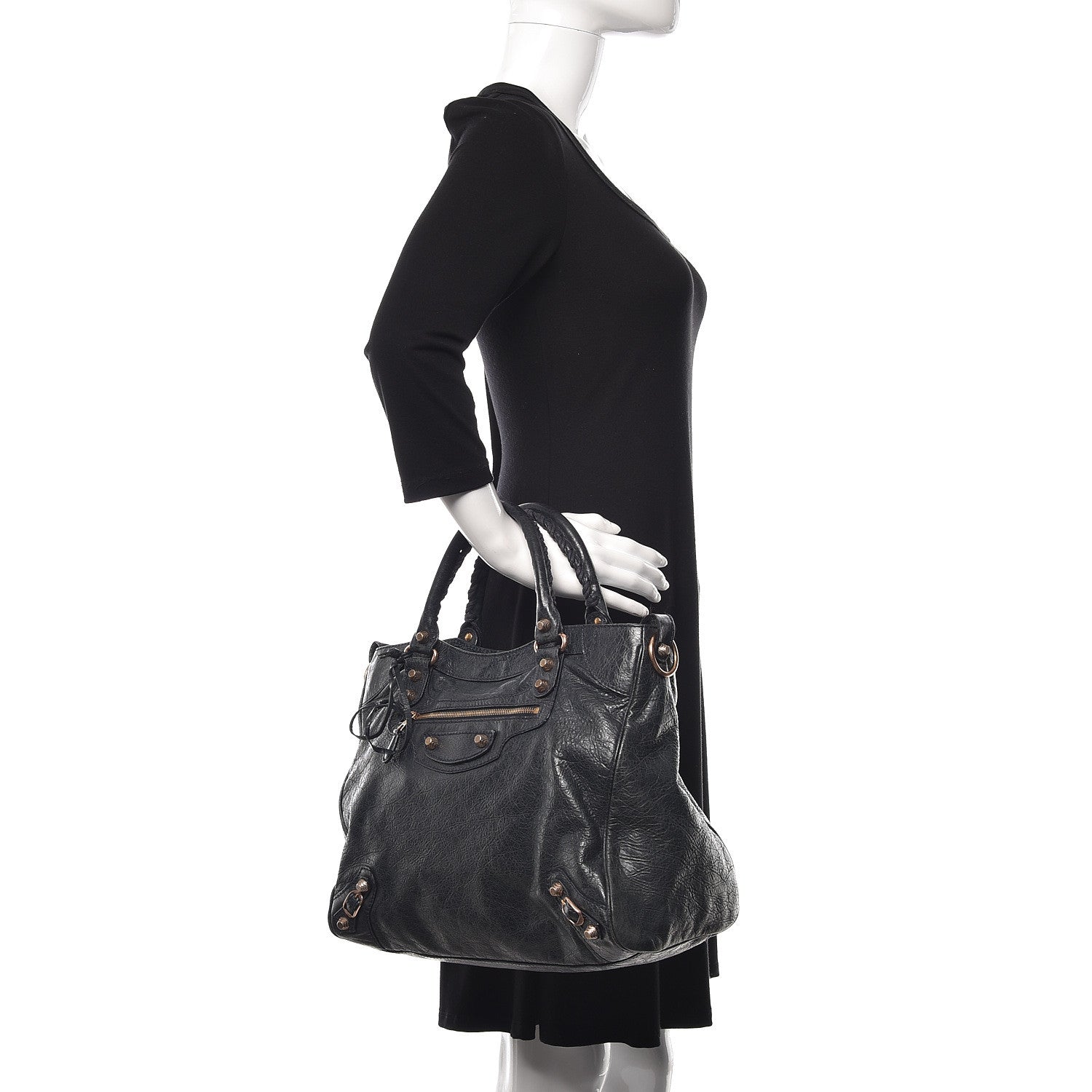 Balenciaga Agneau Giant 12 Rose Gold Hardware Velo Dark Night 3 of 18