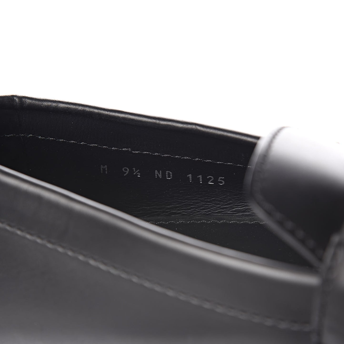 Calfskin Mens Monte Carlo Loafers 9.5 Black