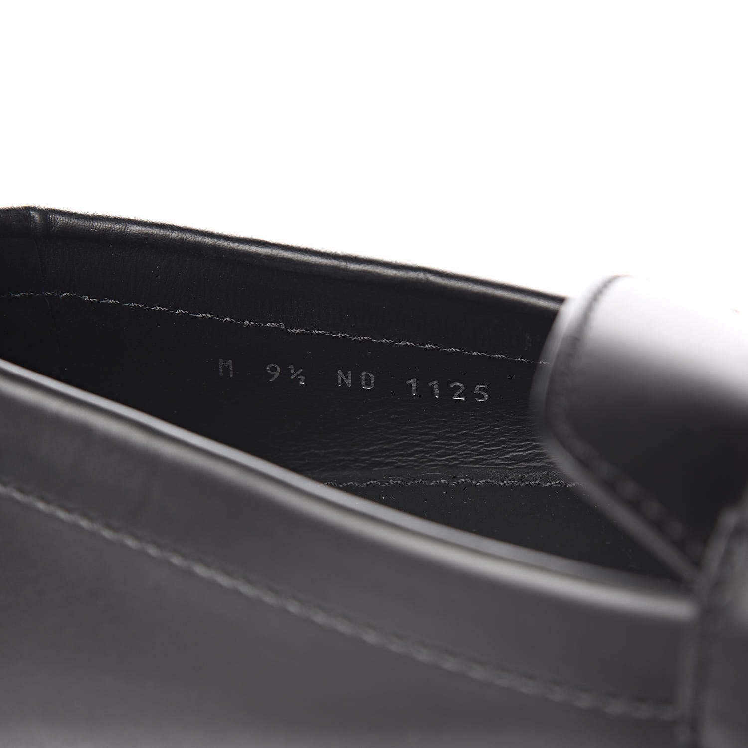 Louis Vuitton Calfskin Mens Monte Carlo Loafers 9.5 Black 8 of 8
