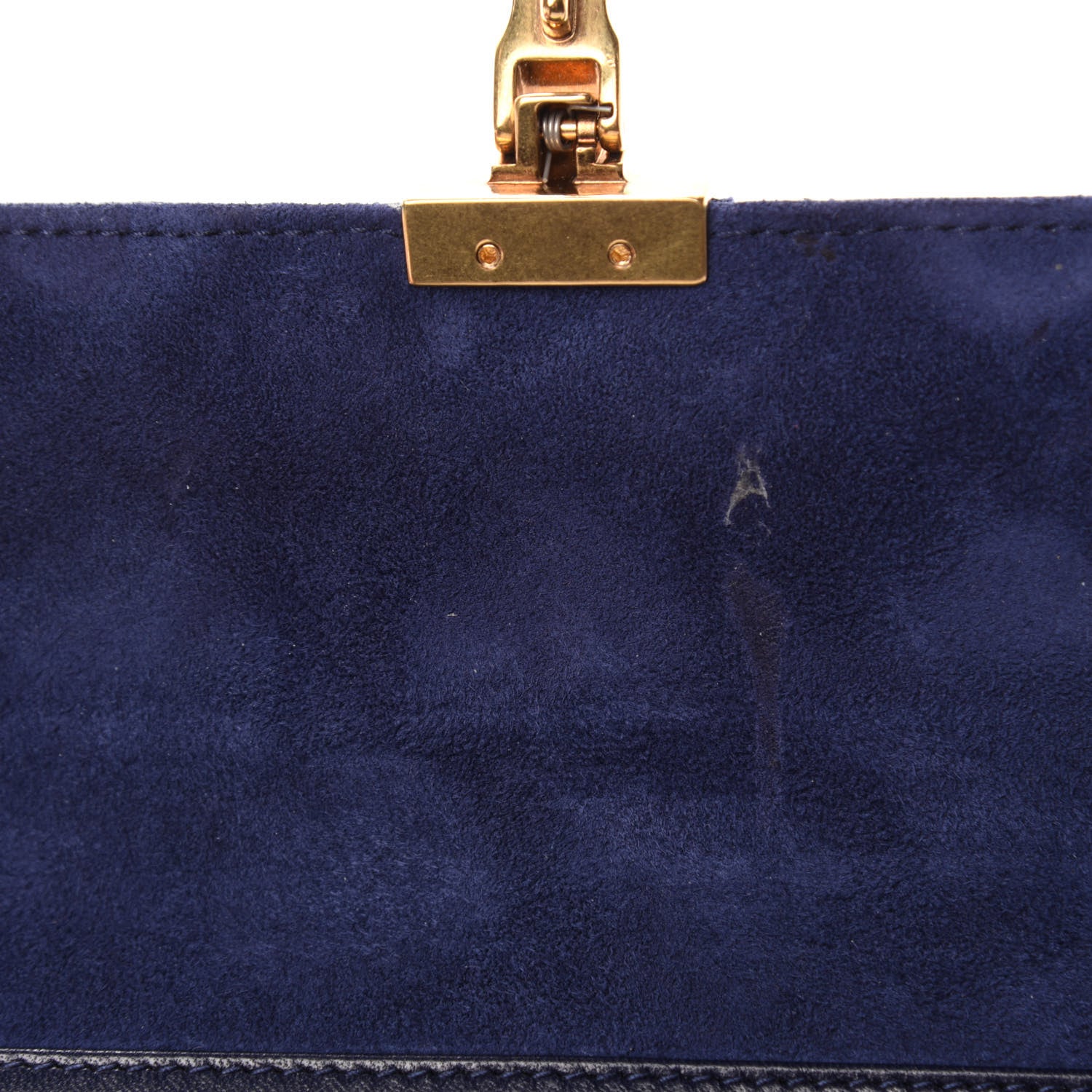 Christian Dior Lambskin Cannage Dioraddict Wallet on Chain Clutch Navy 8 of 11