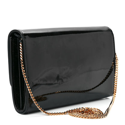 Versace Patent Medusa Clutch With Chain Black 3 of 10