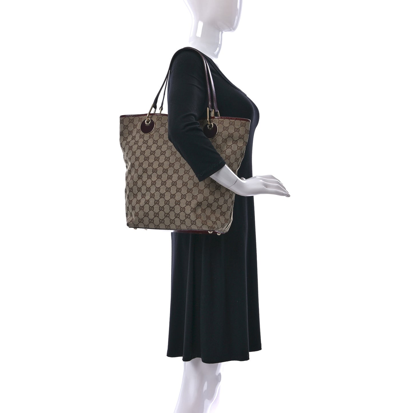 Monogram Large Eclipse Tote Red