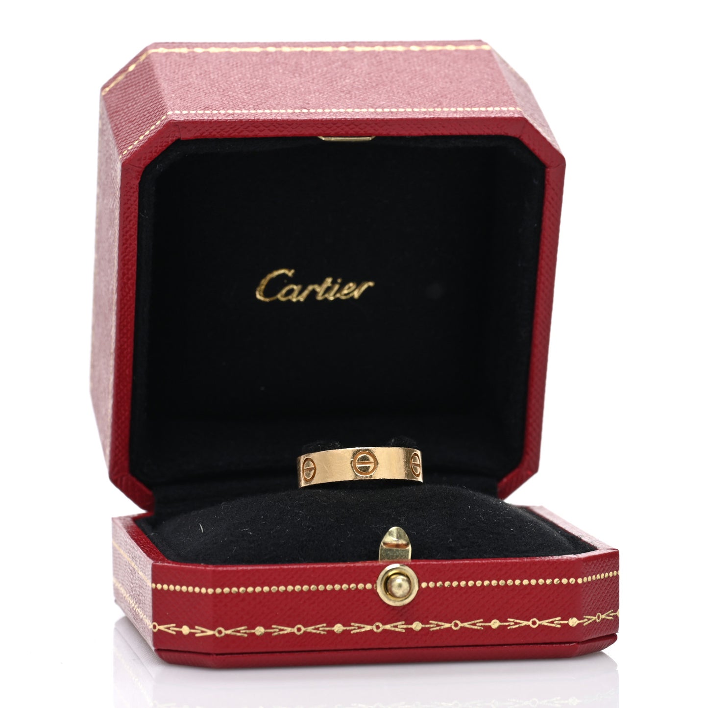18K Yellow Gold 5.5mm LOVE Ring 56 7.75