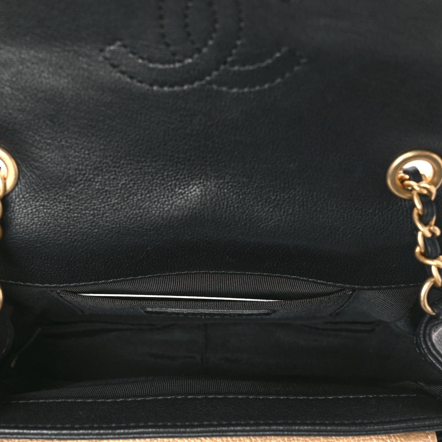 Chanel Lambskin Quilted Small Camellia Flower Flap Black 6 of 10