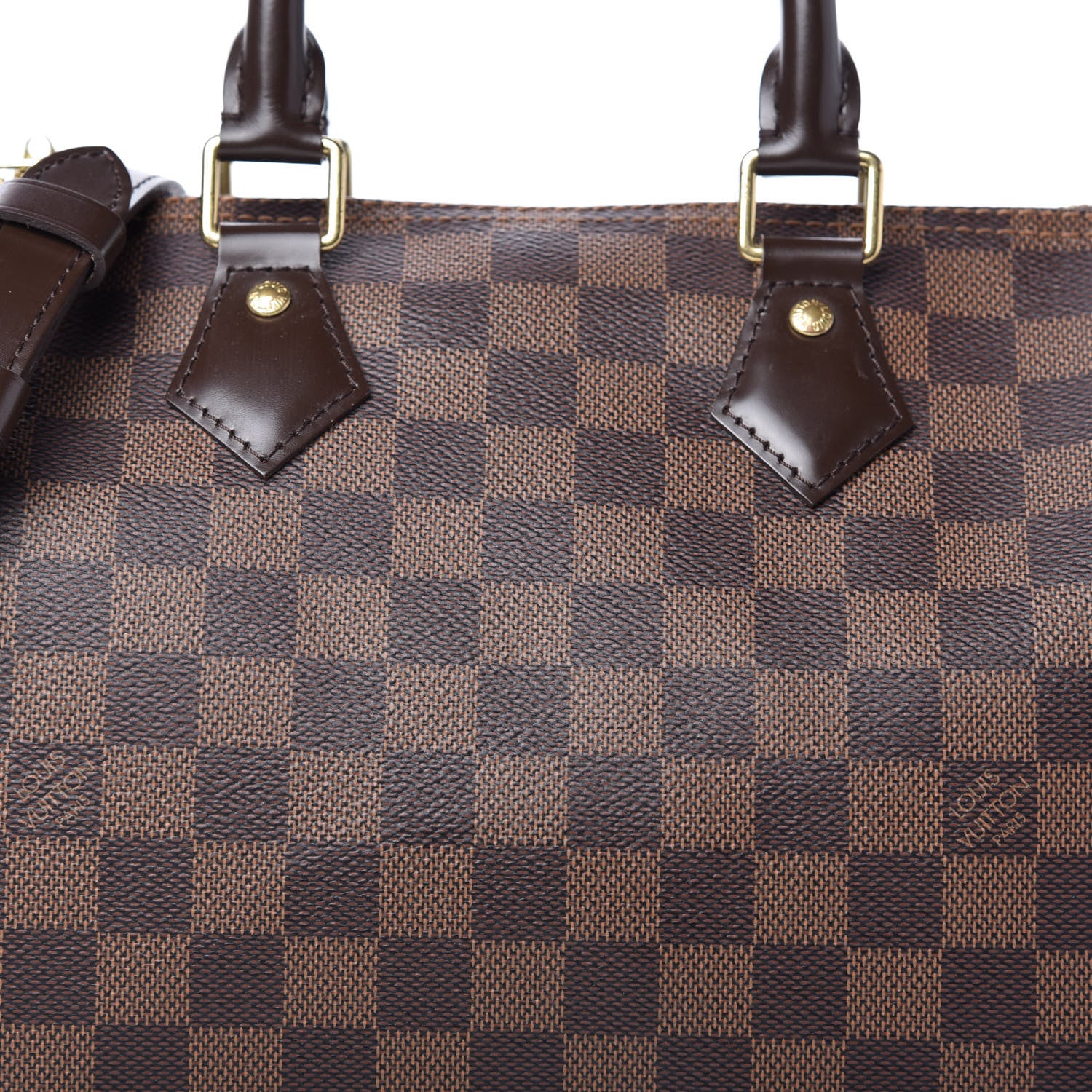 Louis Vuitton Damier Ebene Speedy Bandouliere 25 10 of 10