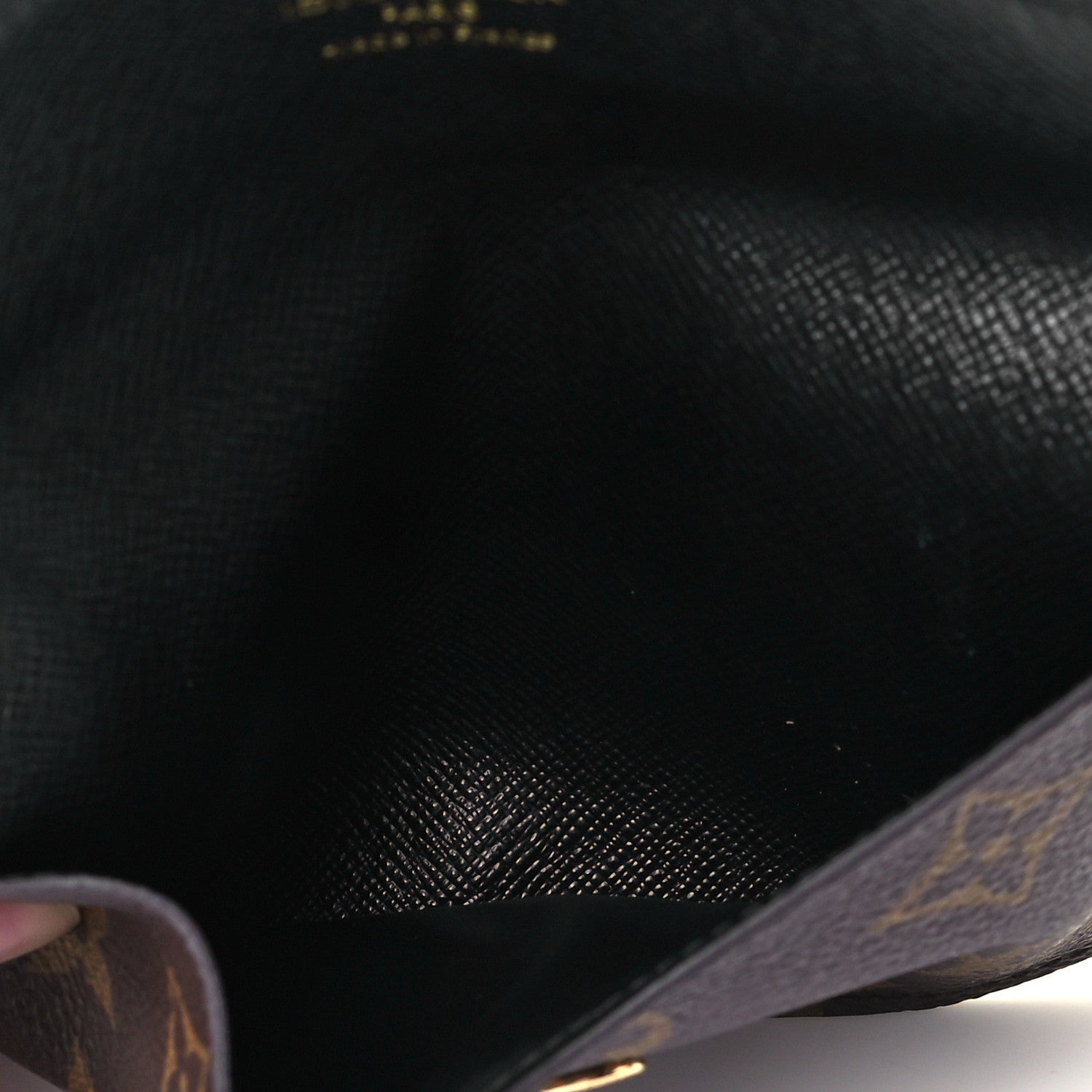 Louis Vuitton Monogram Daily Organizer Envelope Insert Black 5 of 6