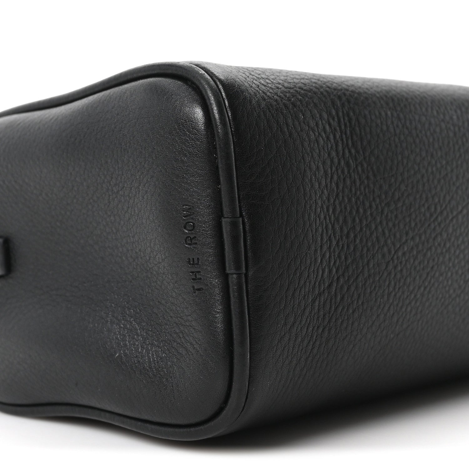 The Row Grained Calfskin 90's Bag Black 8 of 9