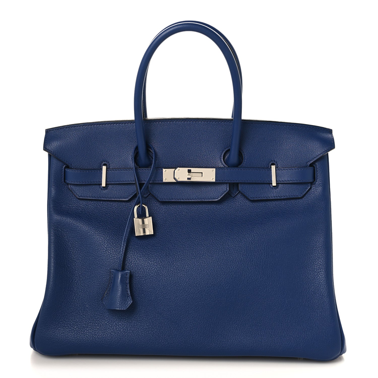 Hermes Taurillon Novillo Sea Surf Birkin 35 Bleu Saphir 1 of 11