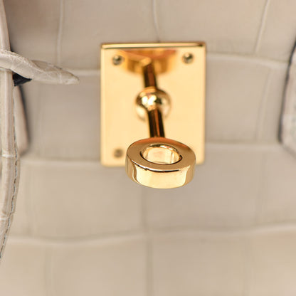 Hermes Matte Alligator Birkin 25 Trench 23 of 34