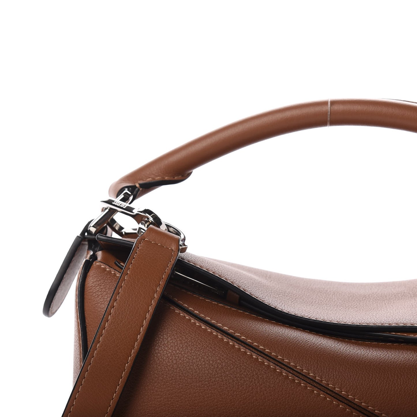 Calfskin Small Puzzle Bag Tan