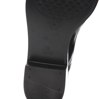 Gucci Rubber Womens Web Ankle Boots 8 Black 6 of 7