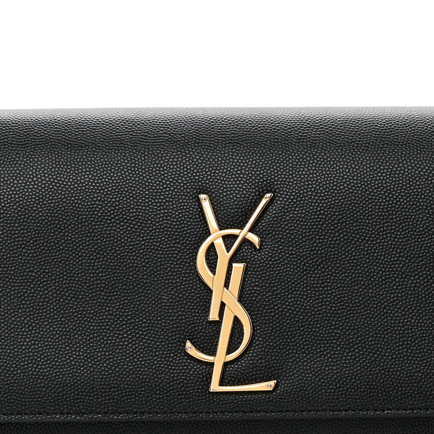 Grain De Poudre Monogram Cassandre Clutch Black