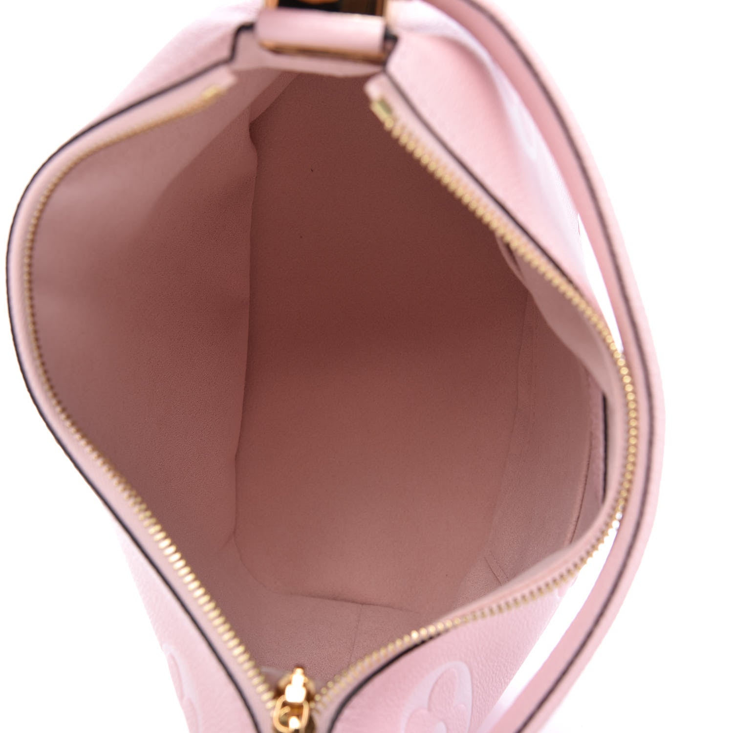 Louis Vuitton Empreinte Monogram Giant By The Pool Marshmallow Hobo PM Bouton De Rose 5 of 10