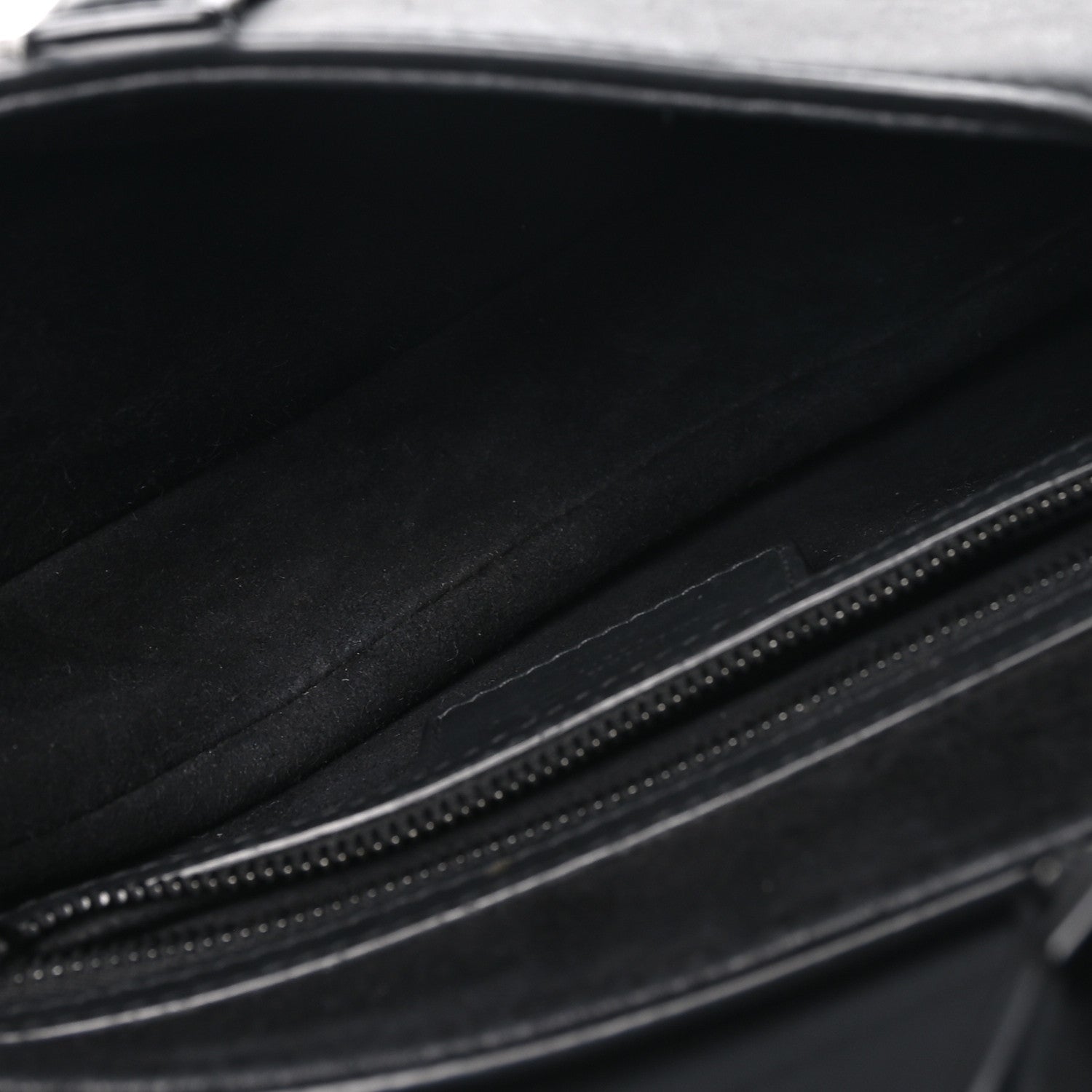 Christian Dior Ultra Matte Calfskin Saddle Bag Black 4 of 9