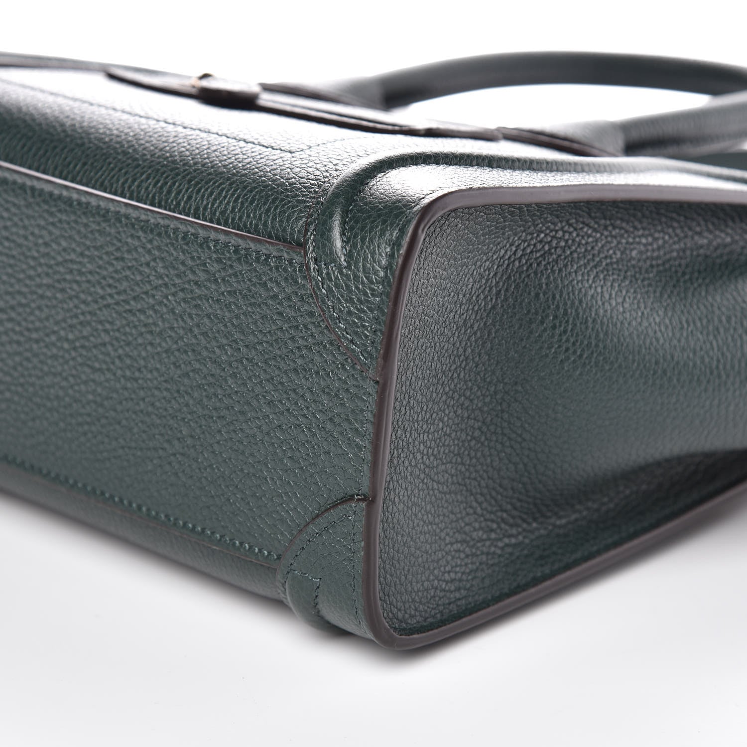 Celine Drummed Calfskin Nano Luggage Amazone 8 of 13