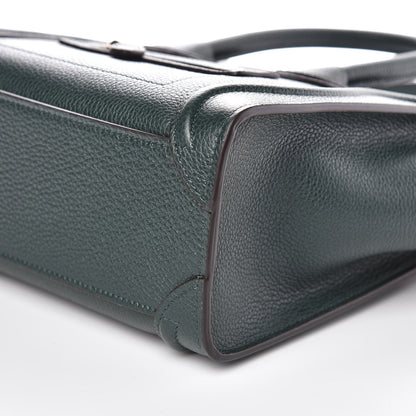 Celine Drummed Calfskin Nano Luggage Amazone 8 of 13