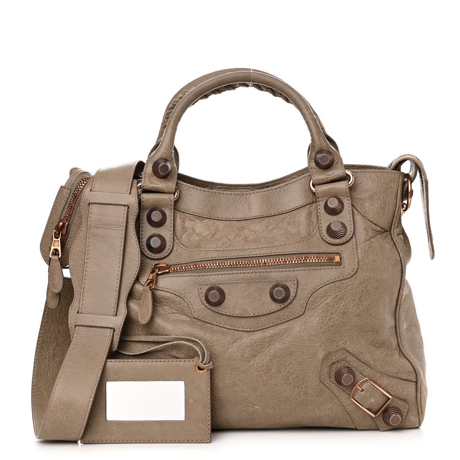 Balenciaga Agneau Giant 21 Rose Gold Hardware City Papyrus 1 of 16