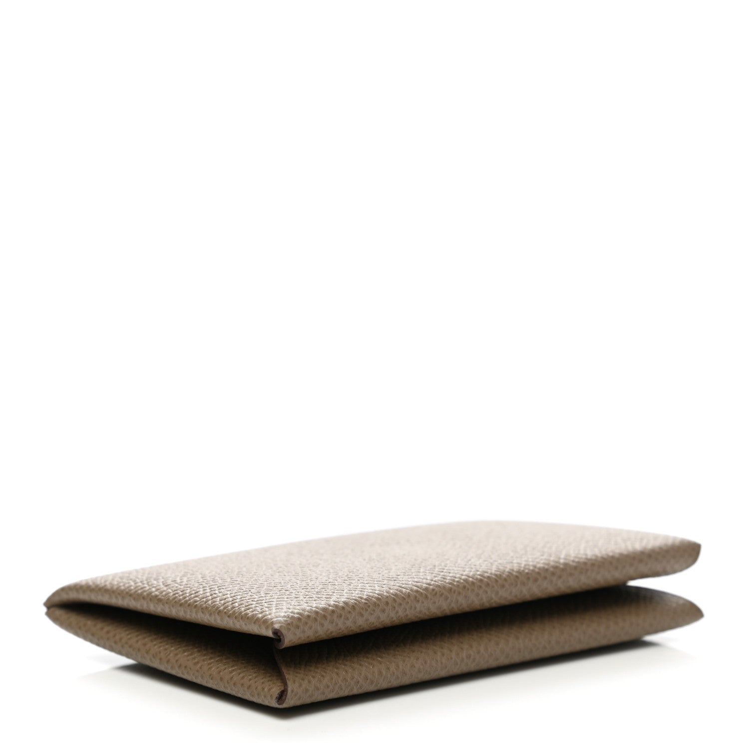 Hermes Epsom Calvi Card Case Etoupe 4 of 8
