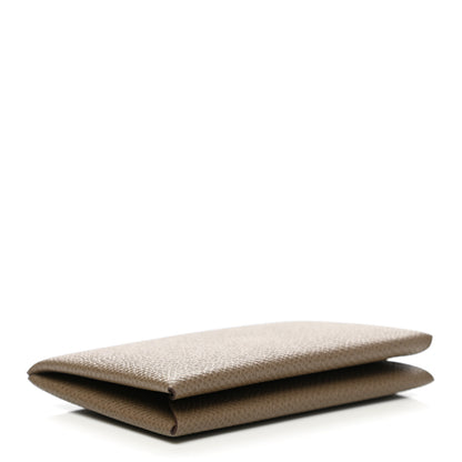 Hermes Epsom Calvi Card Case Etoupe 4 of 8