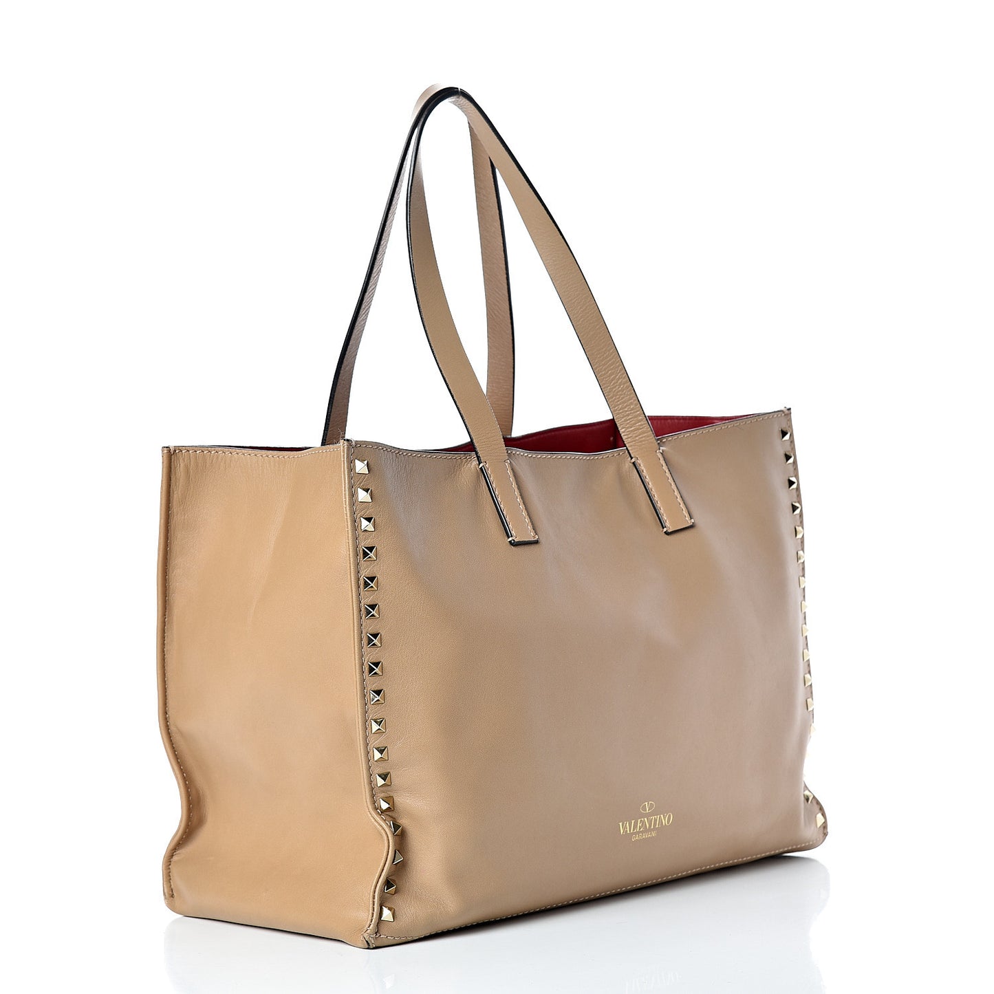 Nappa Medium Rockstud Soft Tote Alpaca