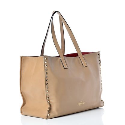 Valentino Garavani Nappa Medium Rockstud Soft Tote Alpaca 2 of 15