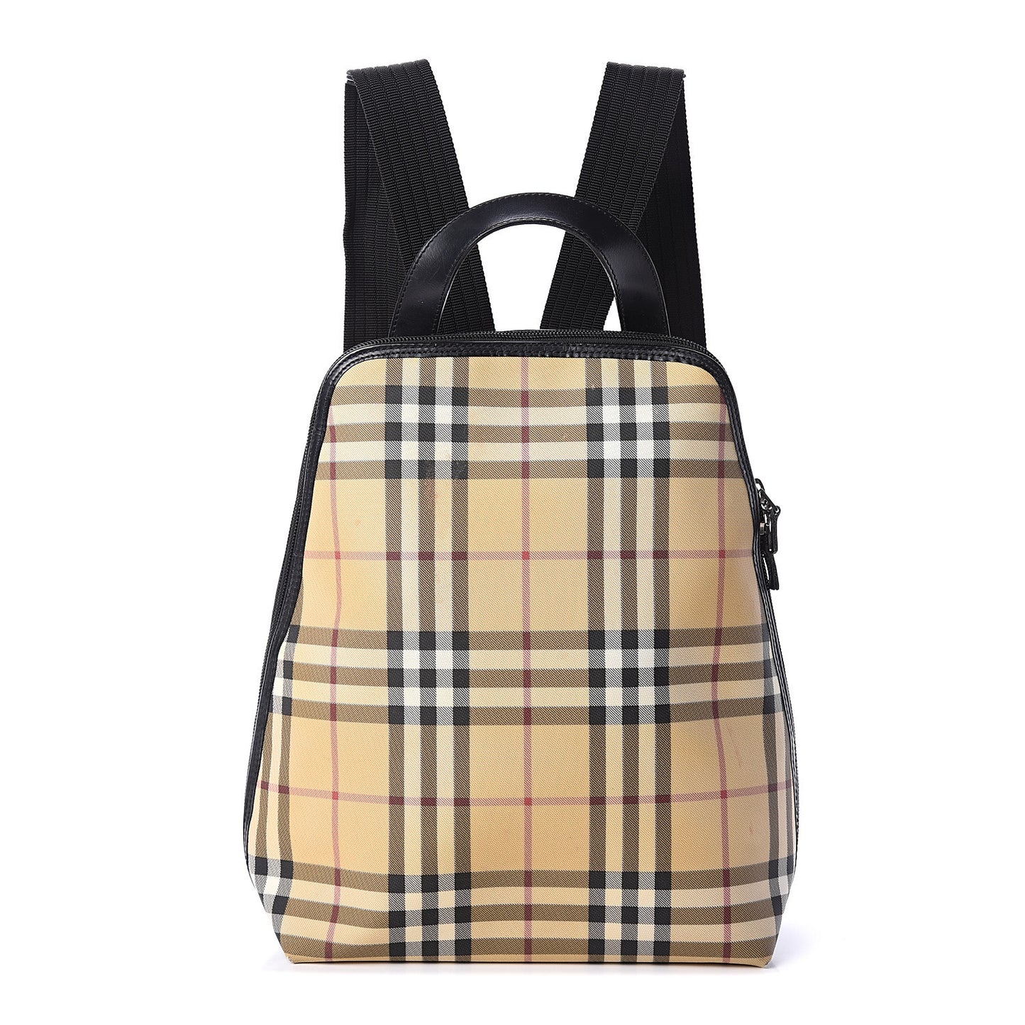House Check Backpack Black