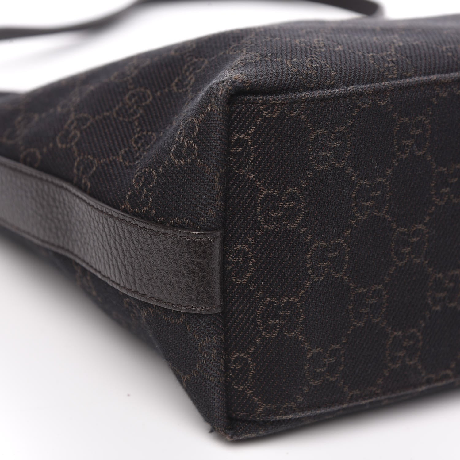 Gucci Monogram Hobo Dark Brown 8 of 10
