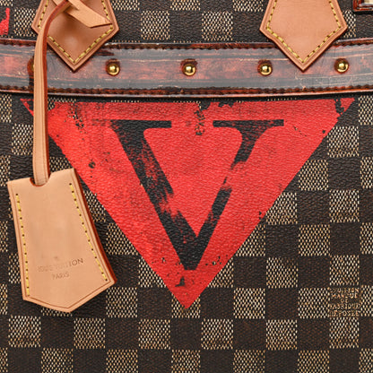 Louis Vuitton Transformed Damier Ebene Time Trunk Speedy Bandouliere 25 Black 7 of 9