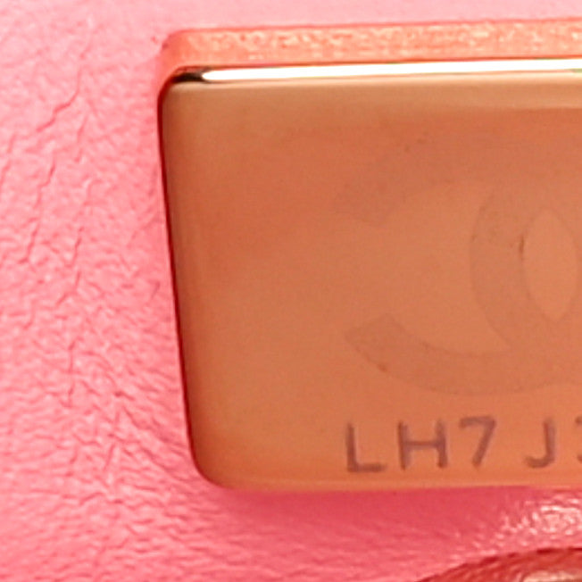 Chanel Caviar Quilted Mini Coco Handle Flap Coral 7 of 11