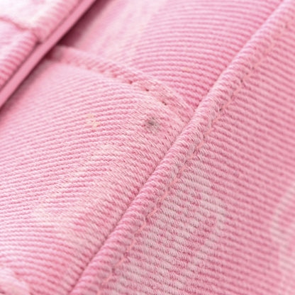 Balenciaga Washed Denim BB Monogram Hourglass Top Handle Bag Small Pink 12 of 12