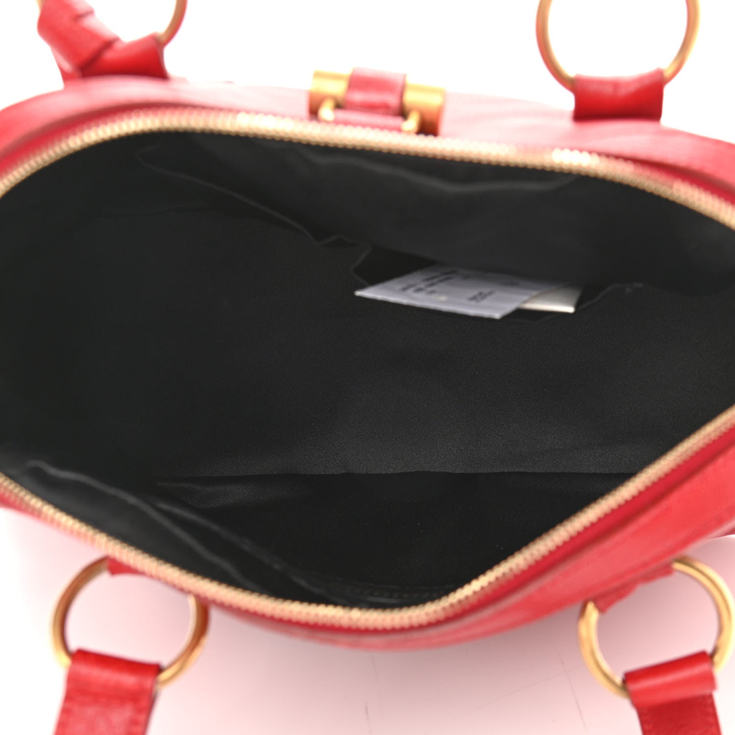 Saint Laurent Calfskin Large Muse Red 5 of 12