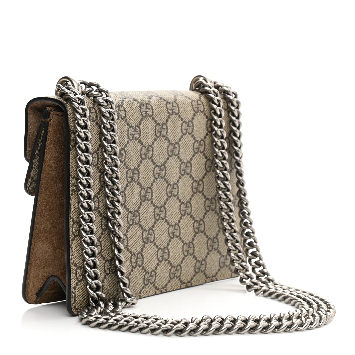 Gucci GG Supreme Monogram Mini Dionysus Shoulder Bag Taupe 3 of 9