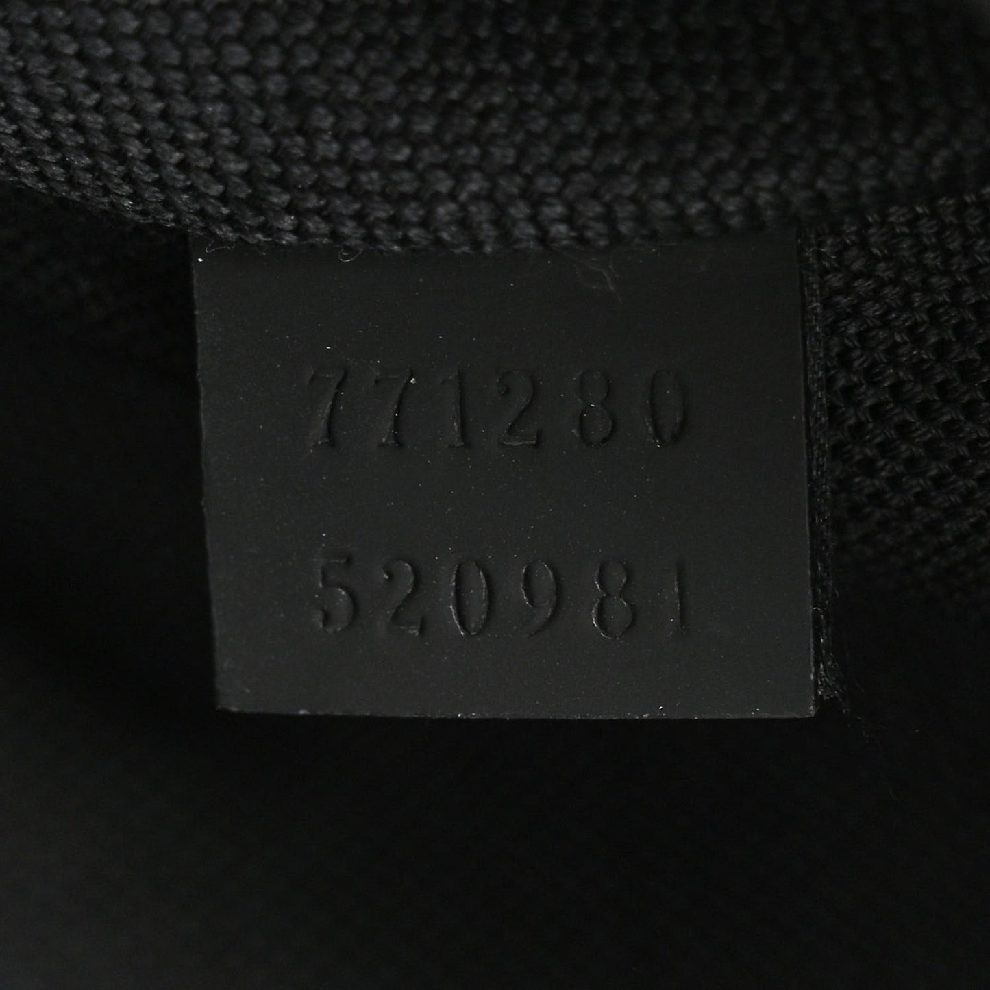 Rubber GG Backpack Black