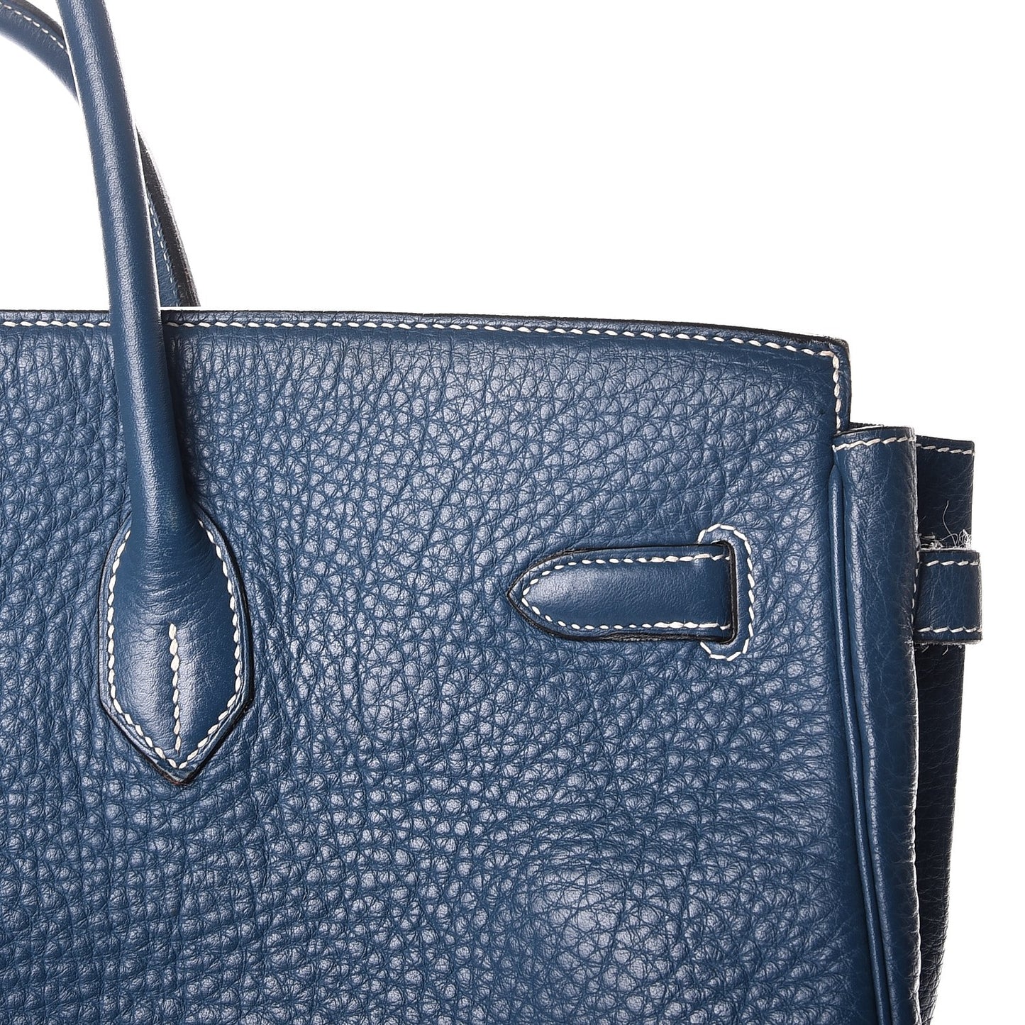 Taurillon Clemence Birkin 40 Bleu Thalassa