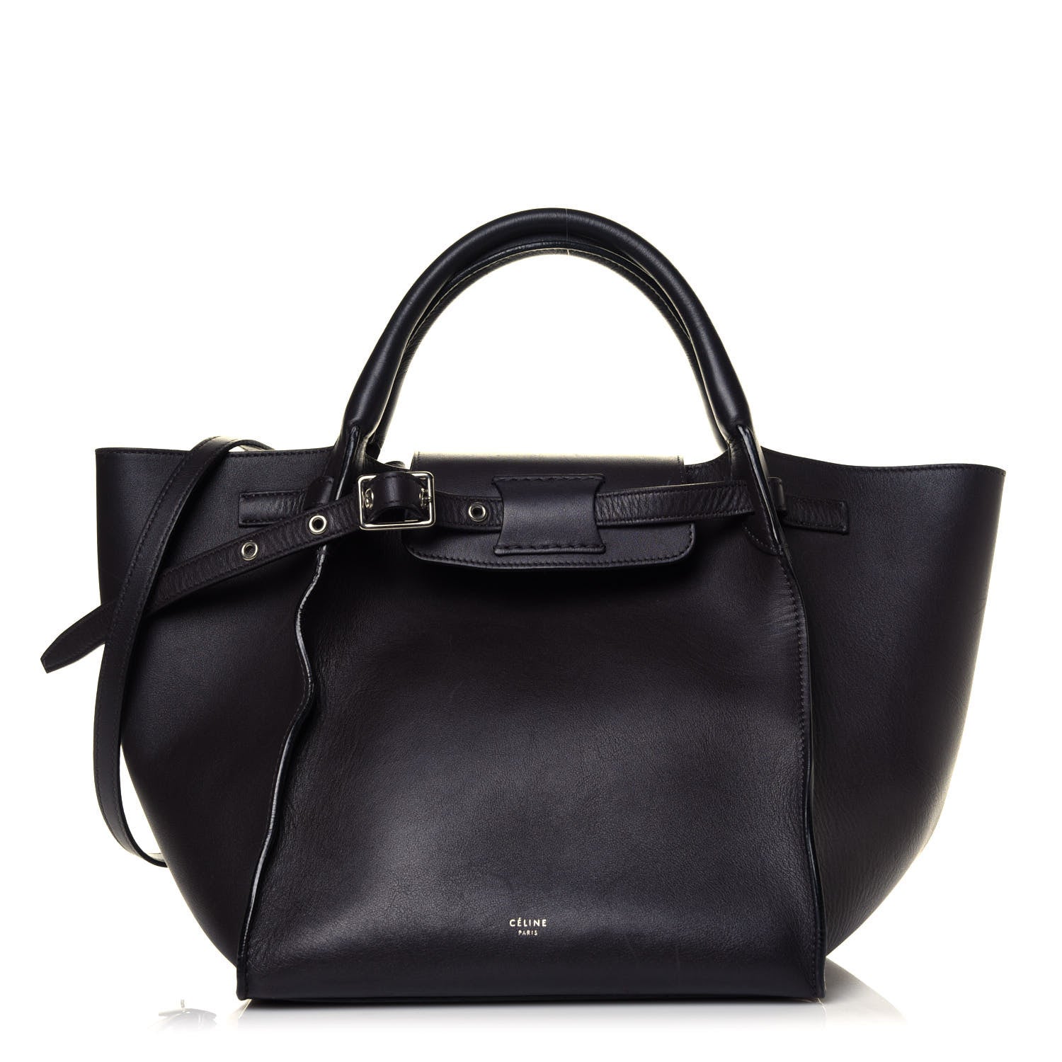 Celine Smooth Calfskin Small Big Bag Liquorice 1 of 7