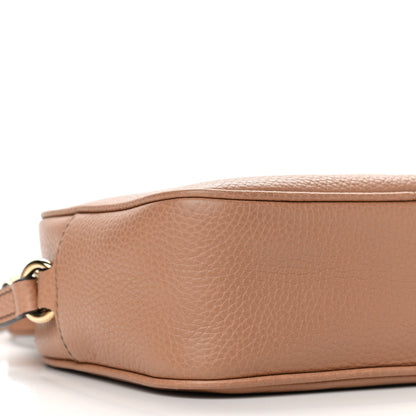 Gucci Pebbled Calfskin Small Soho Disco Bag Camelia 9 of 10