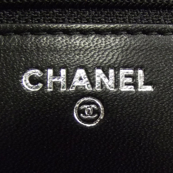 Chanel Lambskin Quilted Wallet On Chain 7 of 10
