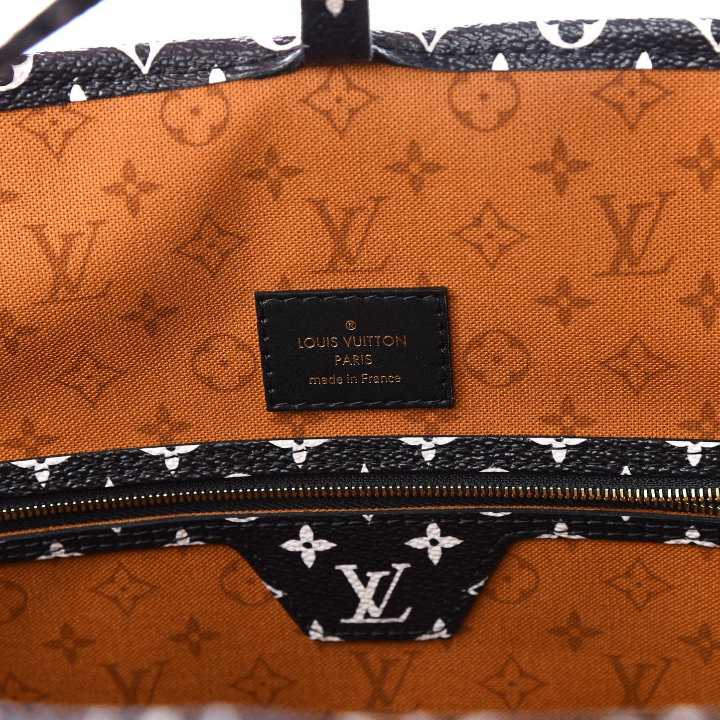 Monogram Giant Crafty Neverfull MM Creme Caramel