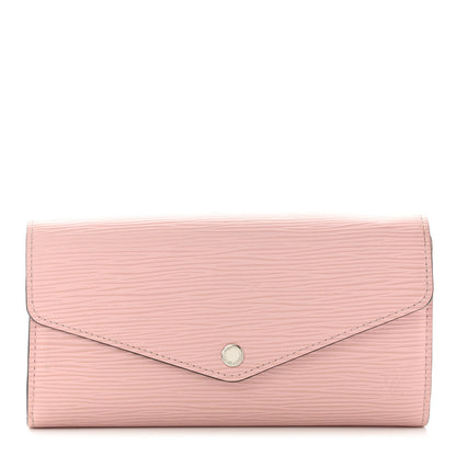 Louis Vuitton Epi Sarah Wallet NM Rose Ballerine 1 of 9