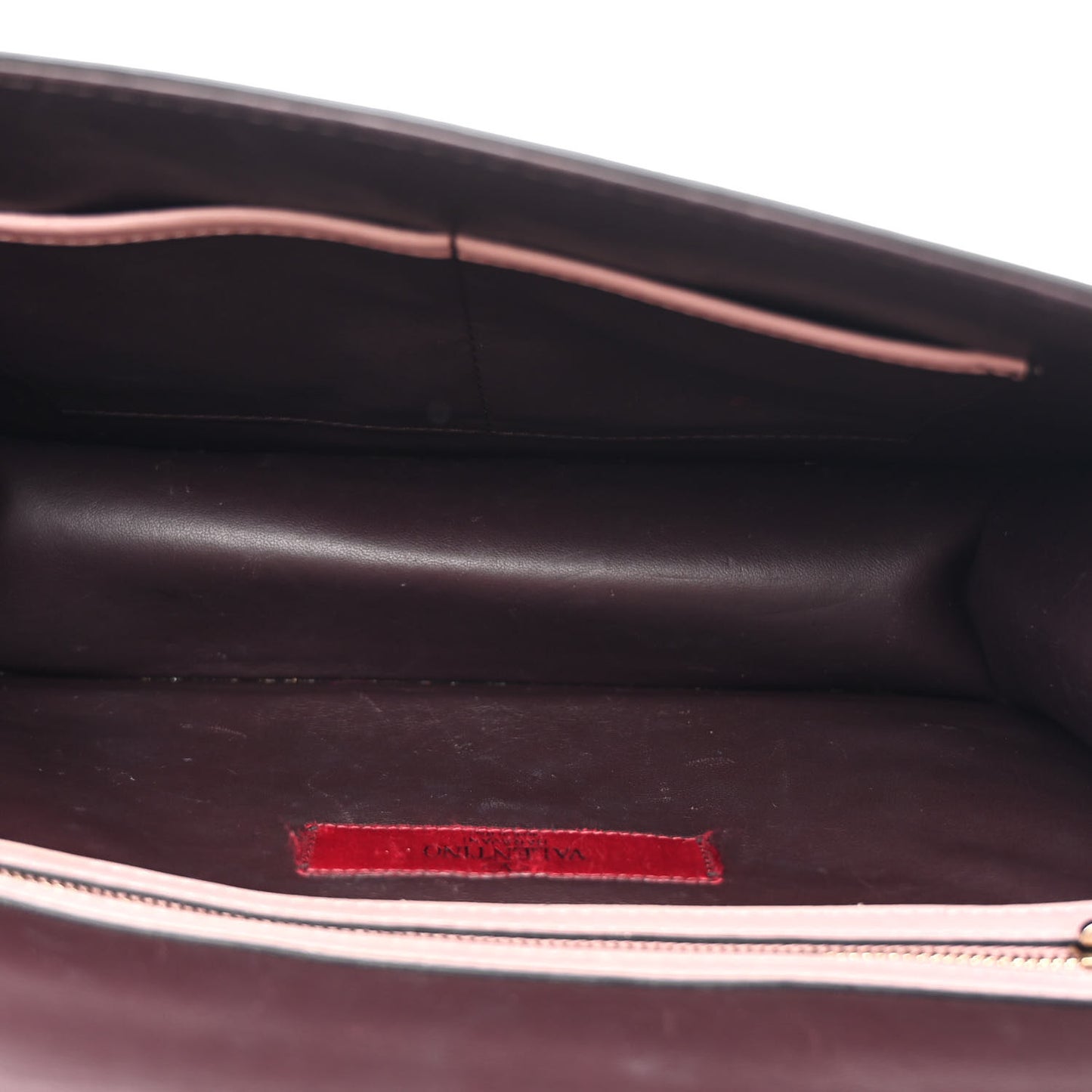 Vitello Tri-Color Medium Glam Lock Rockstud Flap Rubin Water Rose Marine