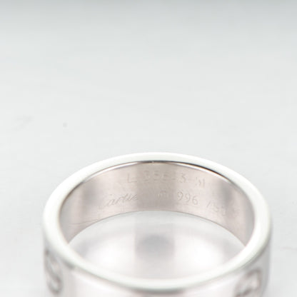 Cartier 18K White Gold 5.5mm LOVE Ring 51 5.75 4 of 4