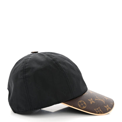 Louis Vuitton Polyester Silk Monogram LV Get Ready Cap M Black 5 of 8