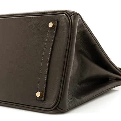 Hermes Togo Birkin 35 Chocolate 8 of 19