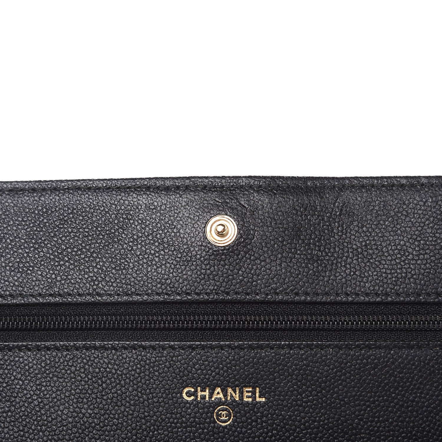 Chanel Caviar Quilted Boy Wallet On Chain WOC Black 14 of 16