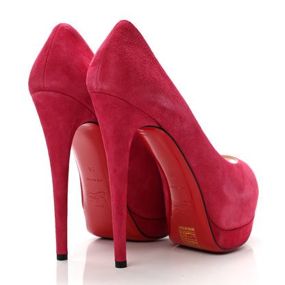 Christian Louboutin Suede Palais Royal 140 Pumps 36 Fuschia 4 of 11