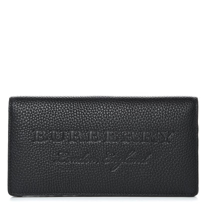 Burberry Calfskin Hastings Continental Wallet Black 1 of 8
